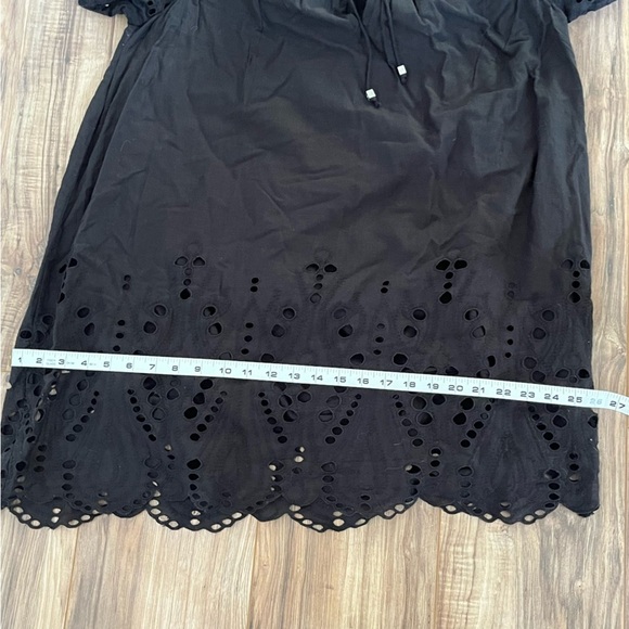 MICHAEL Michael Kors Black Eyelet Flowy Sundress or Swimsuit Coverup – Size M - Picture 9 of 10